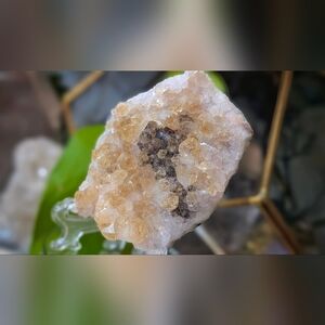 Citrine Quartz & Hematite Crystal Cluster